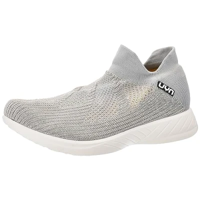 Image of UYN Men&#039;s Free Flow Metal Sneaker, Silver/Grey, 8 UK