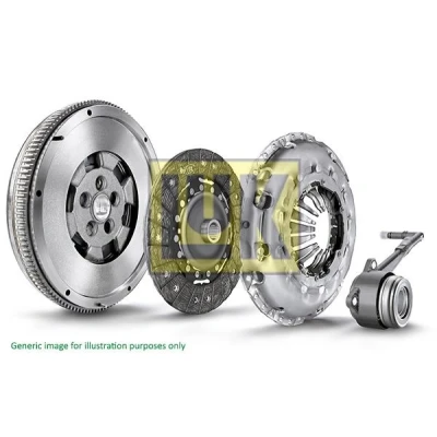 Image of 123006624R, 123009119R, 123009701R, 123009750R, 123103008R Clutch LuK 600 0378 00 with central slave cylinder flywheel, screw set
