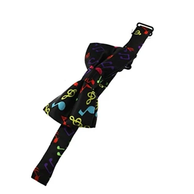Image of Zac&#039;s Alter Ego Fancy Dress Musical Notes Formal Bow Tie