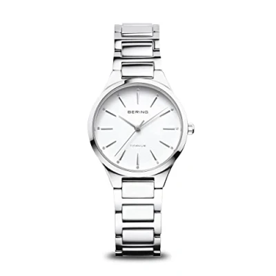 Image of BERING Women Analog Quartz Titanium Collection Watch with Titan Strap &amp; Sapphire crystal 15630 704
