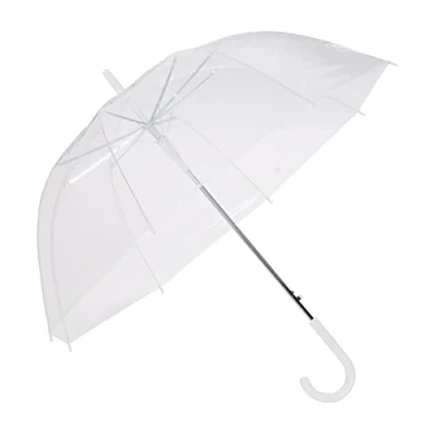 Image of Amazon Basics Octagonal Bubble Umbrella, Clear, 34.5 inch