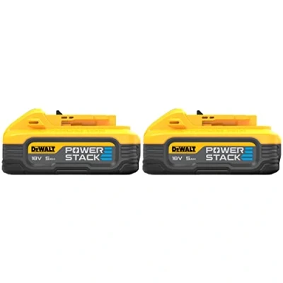 Image of DeWalt DCBP518H2 18V 5.0Ah Powerstack Battery Twin Pack