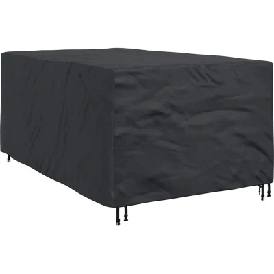 Image of vidaXL Outdoor Furniture Cover Black 143 x 225 90 cm 600D