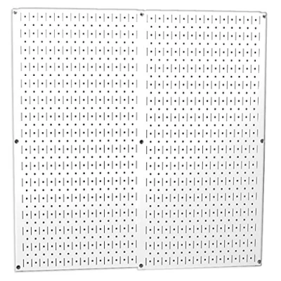 Image of Wall Control 30 P 3232W White Metal Pegboard Pack