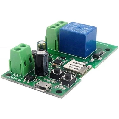 Image of 1 Channel eWelink app WiFi Momentary Inching Relay Self Lock Switch Module,DIY Garage Door Controller