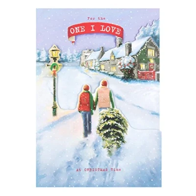 Image of Hallmark One I Love Christmas Card &#039;at Time&#039; Medium