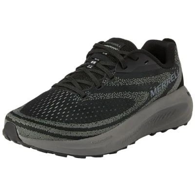 Image of Merrell Morphlite Neutral running shoes, Men&#039;s, Size: 11, Black/asphalt Textile