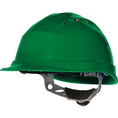 Image of Venitex Quartz IV Ventilated Safety Hard Hat Helmet Green