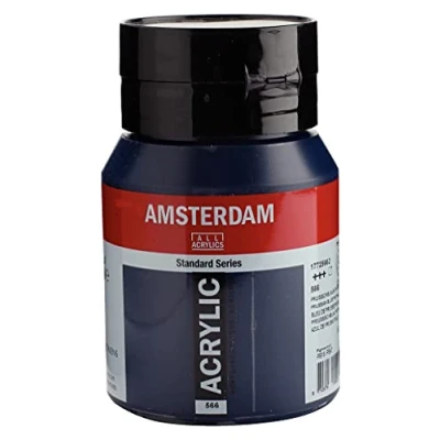 Image of Amsterdam Standard Series Acrylic Jar 500 ml Prussian Blue (Phthalo) 566 (17725662)