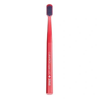 Image of Curaprox CS 3960 Toothbrush Super Soft Manual for Adults with Curen Bristles Red/Blue