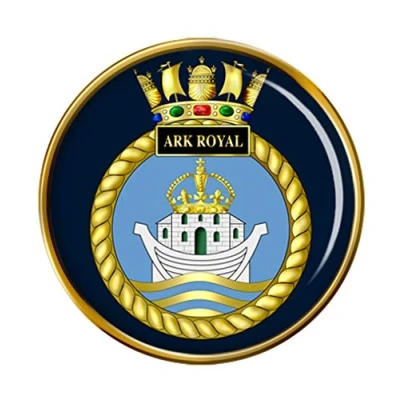 Image of HMS Ark Royal, Royal Navy Pin Badge