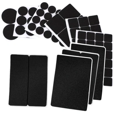 Image of Non Slip Furniture Pads Floor Protectors 96pcs Chair Leg Self Adhesive Sofa Feet Pad for Wooden Floors