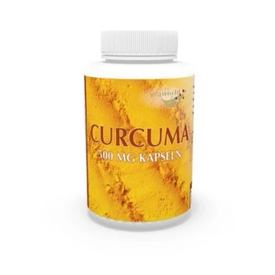 Image of Vita World 3 Pack Curcuma with Bioperine 500Mg x 120 Vegetarian Capsules Tumeric Made in Germany