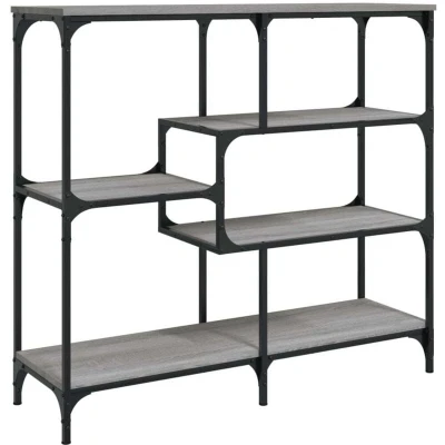 Image of vidaXL Console Table Grey Sonoma 103x32x95 cm Engineered Wood