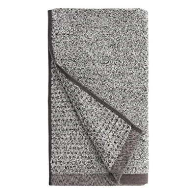 Image of Everplush Diamond Jacquard Bath Linens Hand Towel 4 Pack Gray, Cotton, 16 Inches x 30