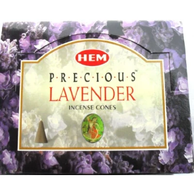 Image of Hem Incense Cones Lavender 12 x Pack of 10)