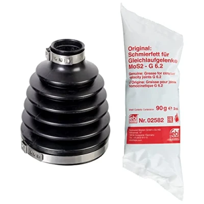 Image of 392419256R, 392419256RSK1, 7701209830, 7701209830SK1 CV Boot FEBI BILSTEIN 176084 Wheel Side, Front Axle Thermoplastic polyester elastomer