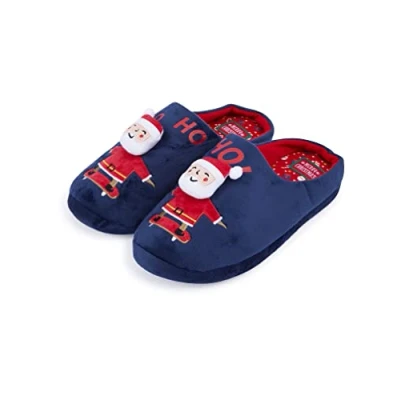 Image of Tokyo Laundry Merry Christmas Men&#039;s Novelty Mule Slippers