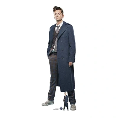 Image of Star Cutouts SC4206 David Tennant Doctor Who Cardboard Cutout With Mini
