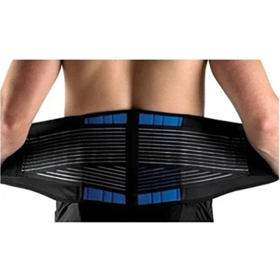 Image of Medium Neoprene Double Pull Lumbar Back Brace, Stabilizing Lower Adjustable and Breathable Brace for Injuries