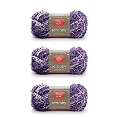 Image of Red Heart Scrubby Yarn, 3 Pack, Jelly Count