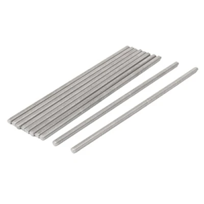 Image of Sourcingmap M5 x 150mm 304 Stainless Steel Fully Threaded Rod Bar Studs Hardware 10 Pcs