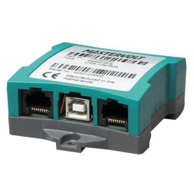 Image of Mastervolt 77030100 MasterBus USB PC Interface, connectivity, for system monitoring and configuration, includes terminator, cable