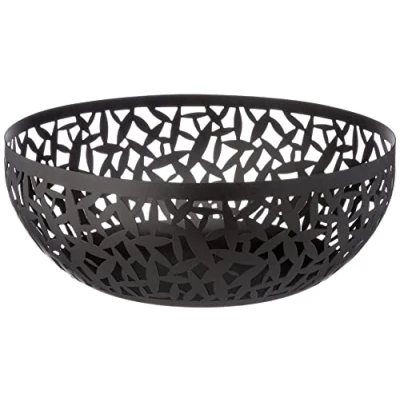 Image of Alessi MSA04/29 B 29 cm Cactus Fruit Bowl, Black