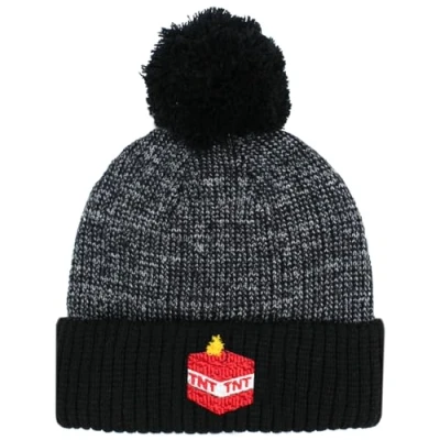 Image of TeddyT&#039;s Boy&#039;s TNT Gamer Bobble Hat (4 10 Years) (Black &amp; Grey Marl)