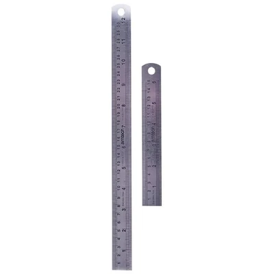 Image of Amtech 2 Piece Steel Ruler Set