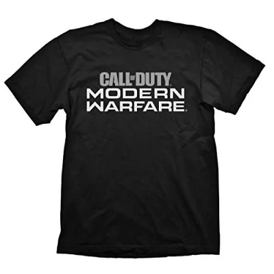 Image of Call of Duty Modern Warfare T Shirt &quot;Logo&quot; Black M