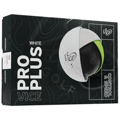 Image of Vice Pro Plus Golf Balls (2025 Model) (White)