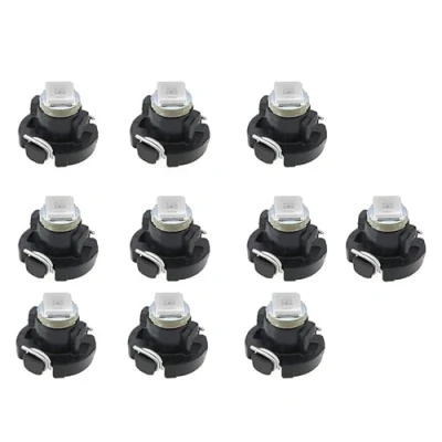 Image of Create idea 10PCS T3 8mm Wedge LED Bulb 1LED SMD1210 Chip 10LM Extremely Bright for Car Auto Dashboard Instrument Reading Gauge Panel Light 12V 6000K Green