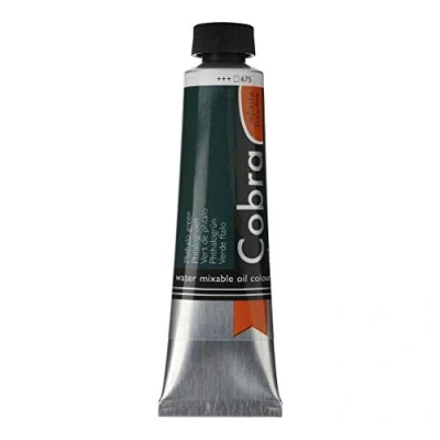 Image of Cobra Artist Oil Colour Tube 40 ml Phthalo Green 675