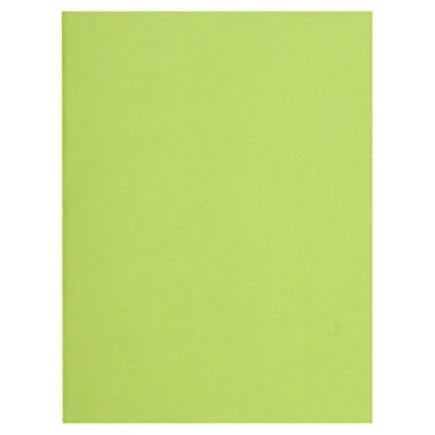 Image of Exacompta Ref 150013E Forever Collection Flash Square Cut Folders 220 x 310mm in Size, Suitable for A4 Documents, 80gsm Recycled Paper Lime Green (100 Pack)
