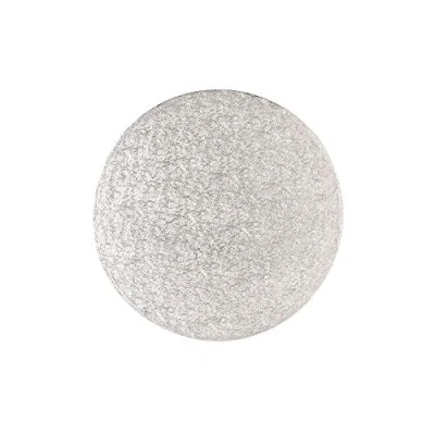 Image of Culpitt 6&#039;&#039; (152mm) Double Thick Round Turn Edge Cake Card Silver Fern (3mm thick)