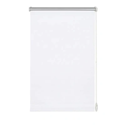 Image of Gardinia EASYFIX Roller Blind with Thermal Back for Clamping or Gluing, Blackout No Drilling Required, Heat Protection, Energy Saving, White, 75 x 210 cm (W H)
