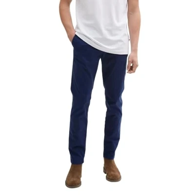 Image of TOM TAILOR Denim Men&#039;s 1027694 Slim Chino Trousers, 34590 Dark Blueberry, 34 W/34 L