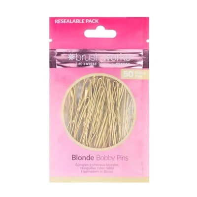 Image of Brushworks Blonde Bobby Pins 50 Pieces