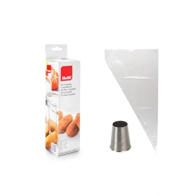 Image of Ibili Croquettes Kit, Stainless Steel, Silver/Transparent, 24 x 8 4.5 cm