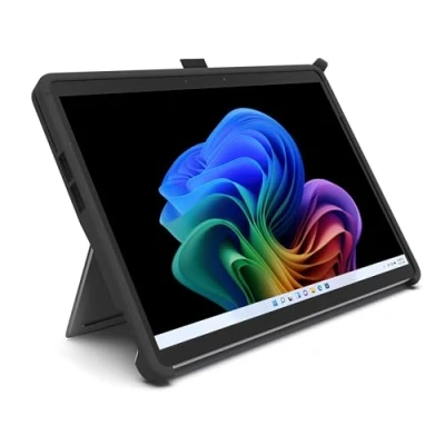 Image of Kensington BlackBelt Rugged Case for Surface Pro 9, Protective Sleeve Microsoft Tablet, Water Resistant &amp; Drop Tested Laptop with Hand Strap (K96540WW)