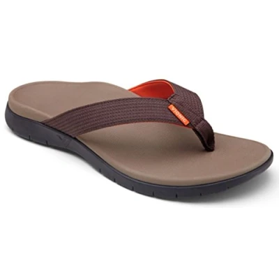 Image of Mens Vionic Islander Sport Orthotic Arch Support Flip Flops Sandals UK10 / EU44