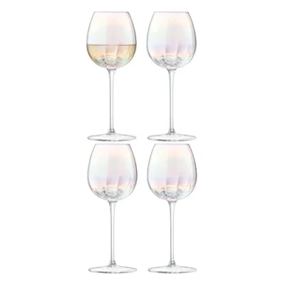 Image of LSA Pearl White Wine Glass 325ml Set Of 4