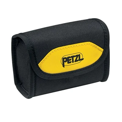 Image of Petzl E78001 POCHE PIXA Carry Pouch for Headlamp, Yellow/Black