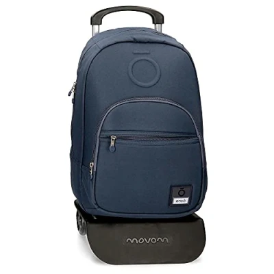 Image of Enso Basic Backpack with Trolley Blue 32x46x15 cms Polyester for 15.6&quot; Laptop 22.1L