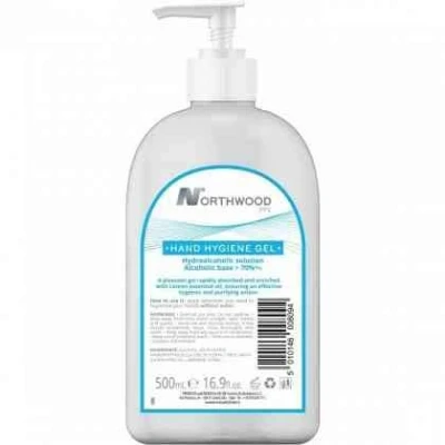 Image of 70% Alcohol Hand Sanitiser Gel 500ml Pump Bottle