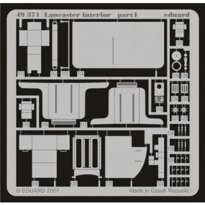Image of Eduard Accessories 49371 Lancaster Interior Model kit for Tamiya