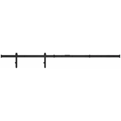 Image of vidaXL Mini Sliding Cabinet Door Kit Carbon Steel 152 cm