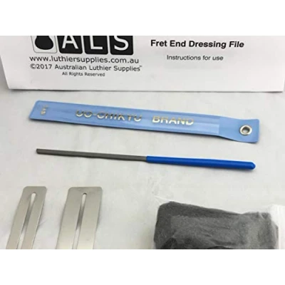 Image of ALS Guitar Fret End Dressing File &amp; Polishing Kit Includes Instructions by Uo Chikyu Hiroshima Japan Australian Luthier Supplies