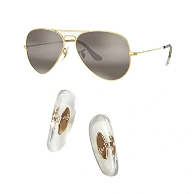 Image of HiCycle2 16mm Clip on Replacement Nose Pad for Ray Ban Aviator RB3025 Sunglasses Repair kit Parts(Gold)